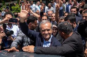 Presidential Elections Day, Masoud Pezeshkian
