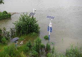 Jiujiang Yangtze River High Water Level