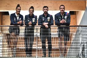 Press day for the French modern pentathlon team in Paris FA