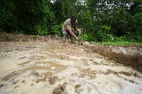 Monsoon Rain In Nepal