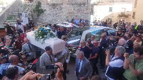 Funeral Of Christopher Thomas Luciani - Italy