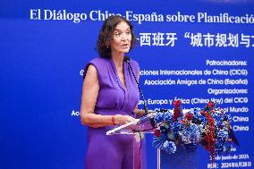 SPAIN-MADRID-CHINA-URBAN PLANNING AND CULTURAL DEVELOPMENT-DIALOGUE