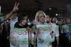 Supporters Of Presidential Candidate Masoud Pezeshkian - Tehran