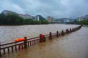 Flood Water Hit Anqing