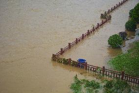 Flood Water Hit Anqing