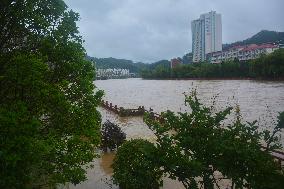 Flood Water Hit Anqing