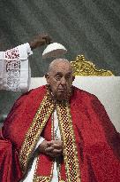 Pope Francis presides over Mass on the Solemnity of Saints Peter and Paul