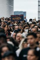 A Silent March Brings Together Several Hundred People One Year After Nahel's Death In Nanterre