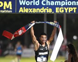 (SP)EGYPT-ALEXANDRIA-PENTATHLON-UIPM 2024 JUNIOR WORLD CHAMPIONSHIPS-FINAL