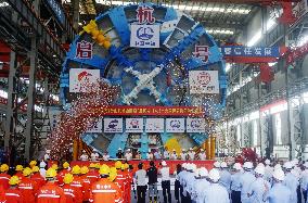 Xiaoshan International Airport High-speed Rail Tunnel Shield Machine Delivery in Hangzhou