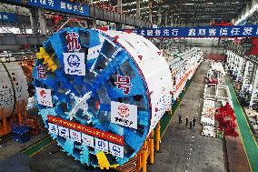 Xiaoshan International Airport High-speed Rail Tunnel Shield Machine Delivery in Hangzhou
