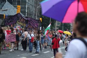 Dyke March In Toronto, Canada