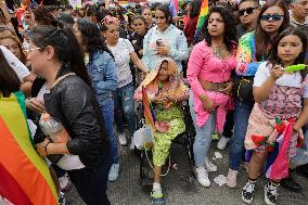 Anti-pride March In Mexico City