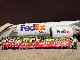 CHINA-U.S.-FEDEX-NEW CARGO FLIGHTS (CN)