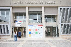 French people in Spain cast their vote for the legislative elections - Madrid