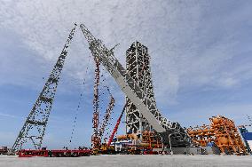 CHINA-HAINAN-WENCHANG-COMMERCIAL SPACECRAFT LAUNCH SITE-REHEARSAL (CN)