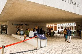 French Community In Lisbon, Portugal, Go To Vote For The Elections Legislatives At France.