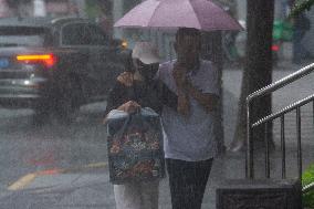 Storm Weather In Shanghai