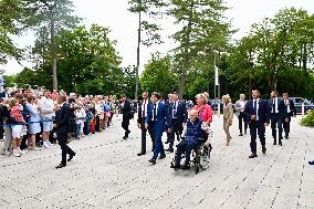 Emmanuel And Brigitte Macron At The Polling Station - Le Touquet