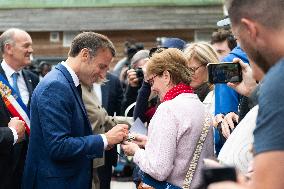 Emmanuel And Brigitte Macron At The Polling Station - Le Touquet