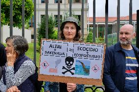 New protest against cellulose company Altri in Santiago de Compostela