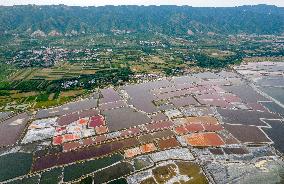 Millennium Salt Lake Scenery in Yuncheng