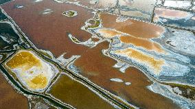 Millennium Salt Lake Scenery in Yuncheng