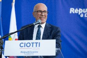 Eric Ciotti after results of the 1st round legislative elections in Nice