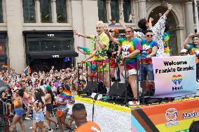 Pride parade in New York