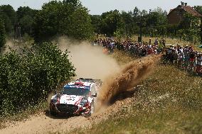 Rally race -  Fia World Rally Championship Wrc Orlen 80Th Rally Poland 2024