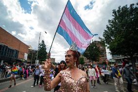 International Pride Parade Demonstrations in Bogota, Colombia