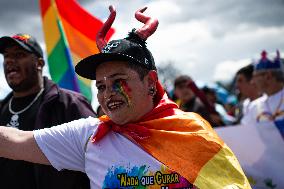 International Pride Parade Demonstrations In Bogota, Colombia