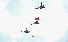 (FOCUS)CHINA-HONG KONG-RETURN TO MOTHERLAND-27TH ANNIVERSARY-FLAG-RAISING CEREMONY (CN)