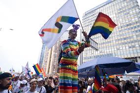 International Pride Parade Demonstrations in Bogota, Colombia