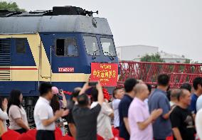 CHINA-TIANJIN-EUROPE-FREIGHT TRAIN ROUTE-LAUNCH (CN)