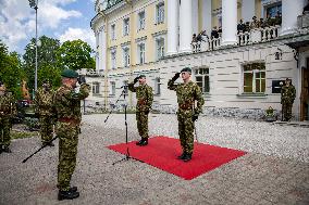 Estonian Defense Forces and Navy leadership roles officially handed over