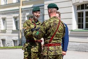 Estonian Defense Forces and Navy leadership roles officially handed over