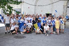 Finns wrap up 42-day charity relay to Ukraine in Lviv