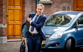 New PM Dick Schoof Arrives In Binnenhof - The Hague