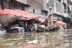 Flood After Heavy Rain In Lahore