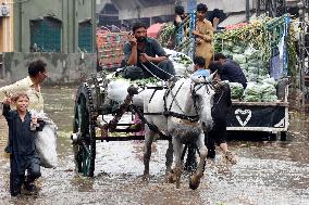 Flood After Heavy Rain In Lahore