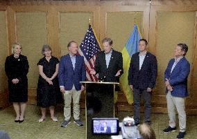 Briefing during visit of delegation of US House of Representatives to Kyiv