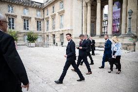 RN’s Newly-Elected MPs Arrive To The Palais Bourbon - Paris