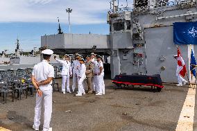 Handover Ceremony Of NATO's Standing Maritime Group 2 - Toulon