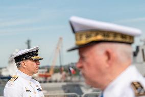 Handover Ceremony Of NATO's Standing Maritime Group 2 - Toulon