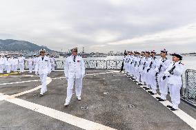 Handover Ceremony Of NATO's Standing Maritime Group 2 - Toulon