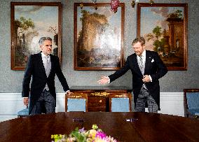 King Willem-Alexander Receives New PM Schoof - The Hague