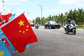 KAZAKHSTAN-ASTANA-XI JINPING-ARRIVAL