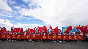 KAZAKHSTAN-ASTANA-XI JINPING-ARRIVAL