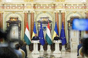 Ukrainian President meets Hungarian PM in Kyiv